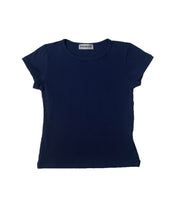 Load image into Gallery viewer, Navy Cap Sleeve Tee
