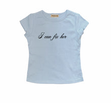 Load image into Gallery viewer, I Can Fix Her Cap Sleeve - Dusty Blue