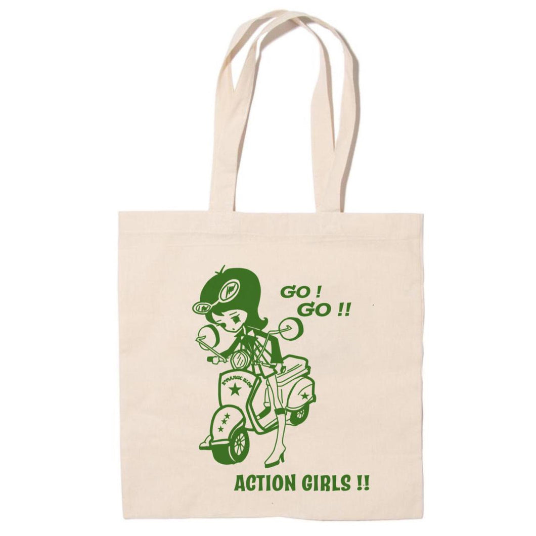 Action Girl Tote Bag - Natural