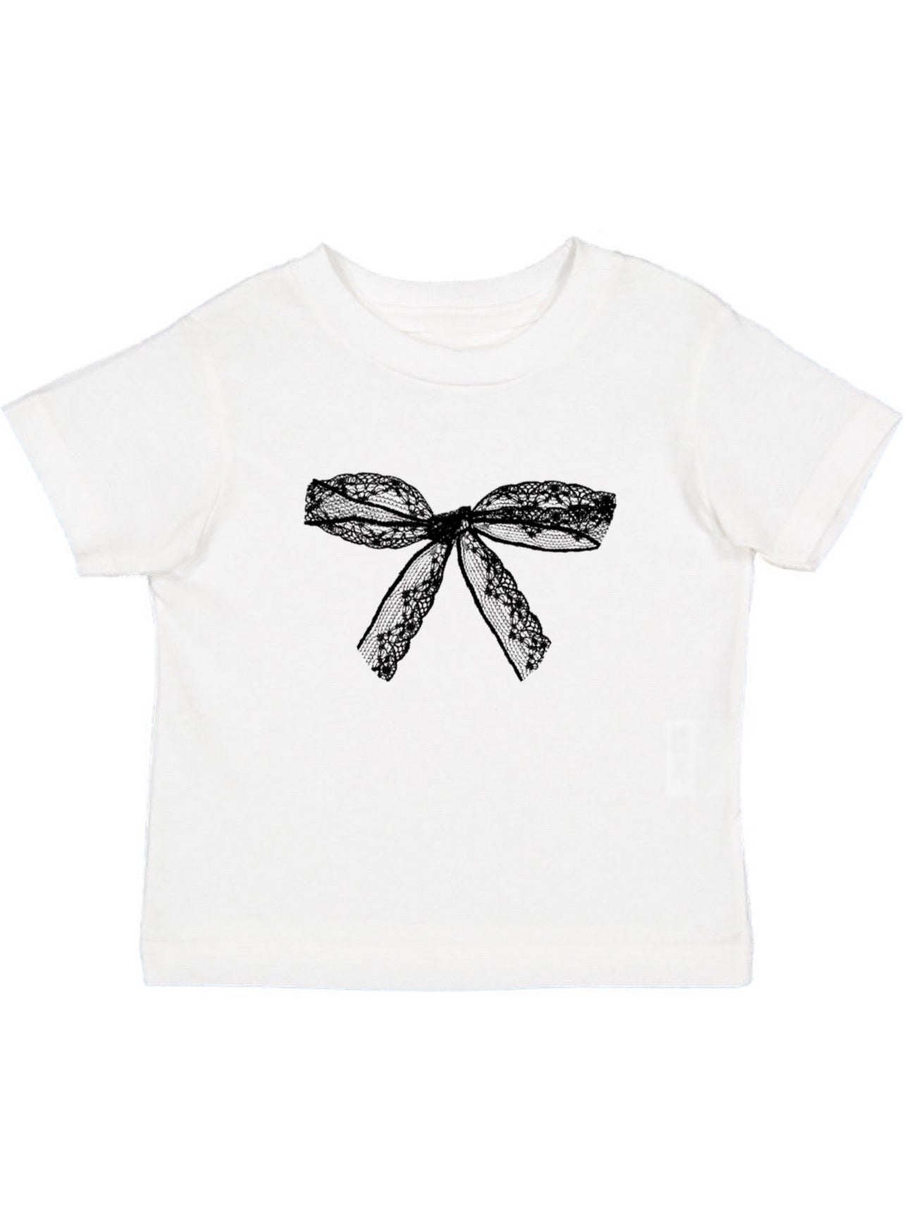 JERSEY T-SHIRT WITH VELVET BOW RUBAN