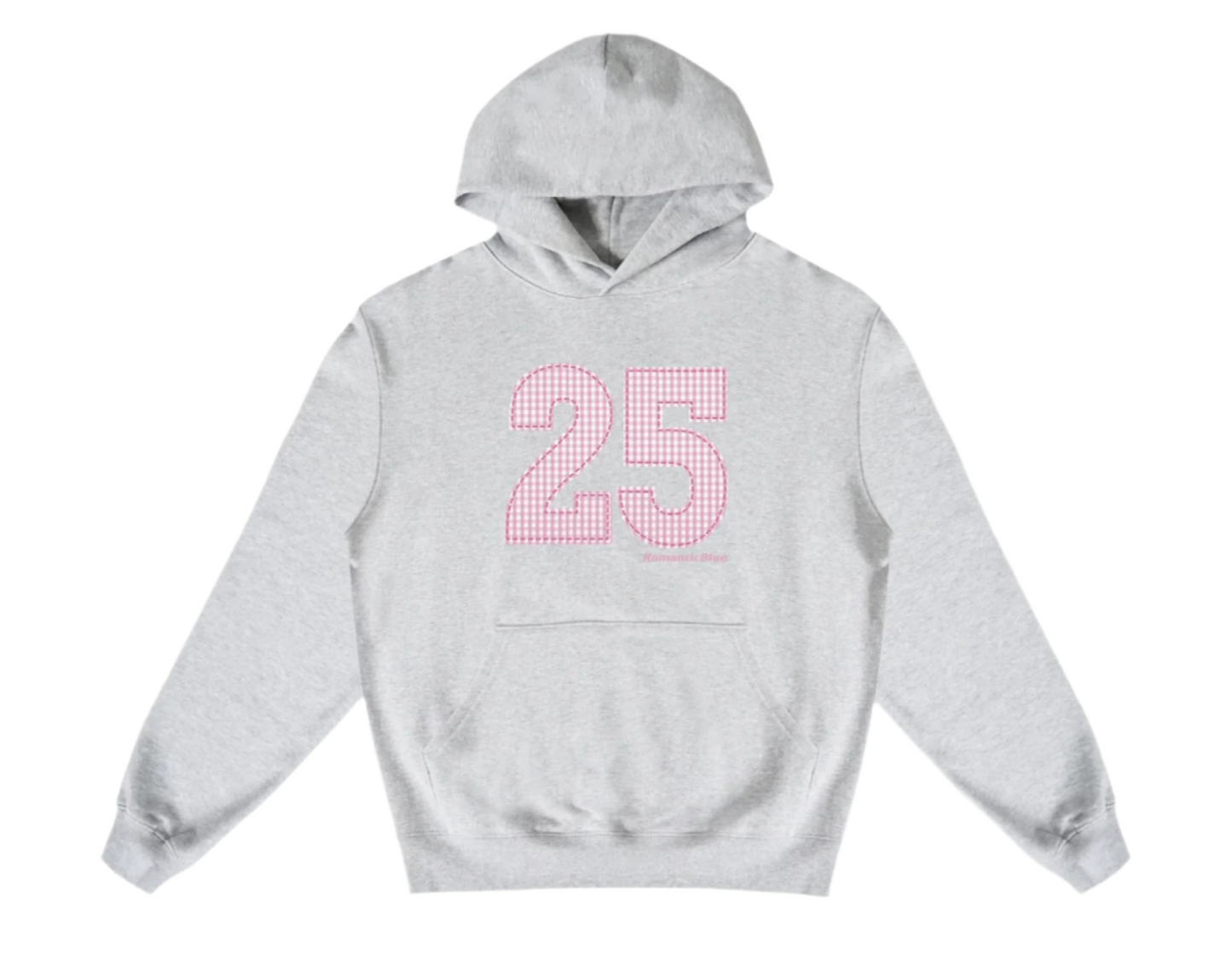 25 Gingham Jersey Heavyweight Hoodie