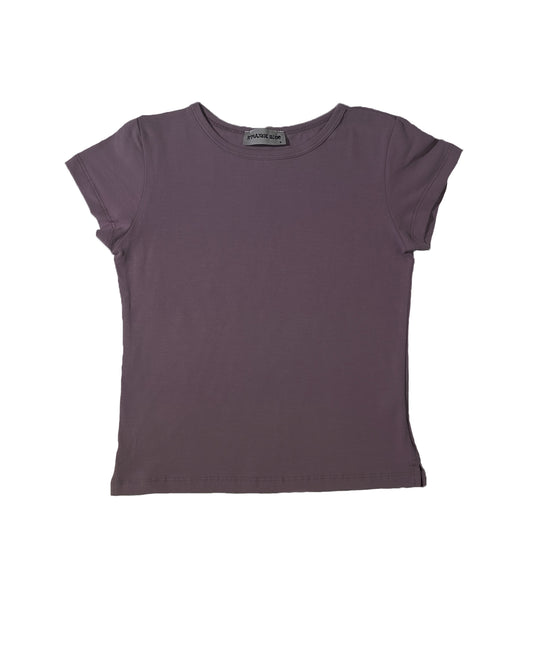 Dusty Lilac Cap Sleeve Tee