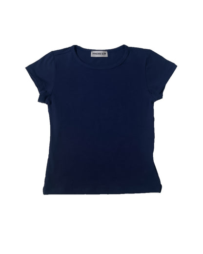 Navy Cap Sleeve Tee