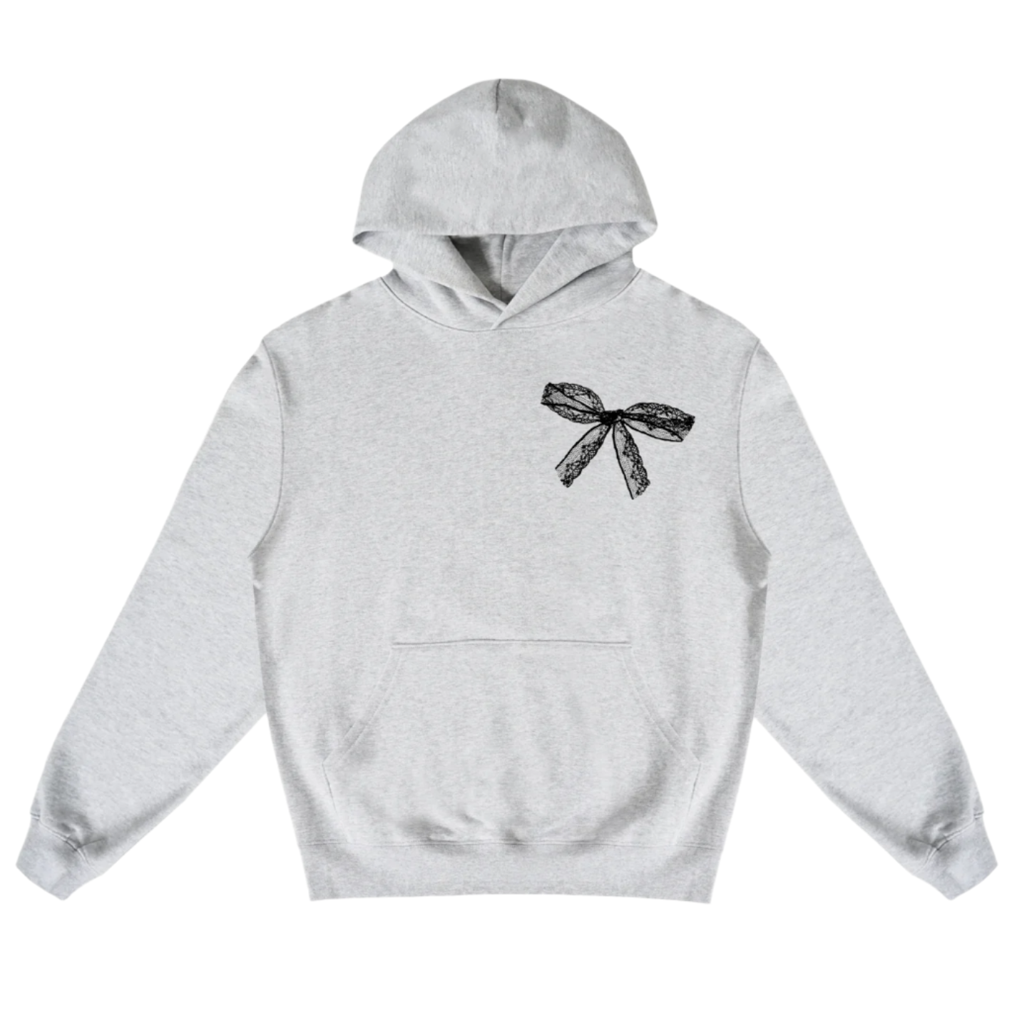 Lace Ribbon Heavyweight Hoodie