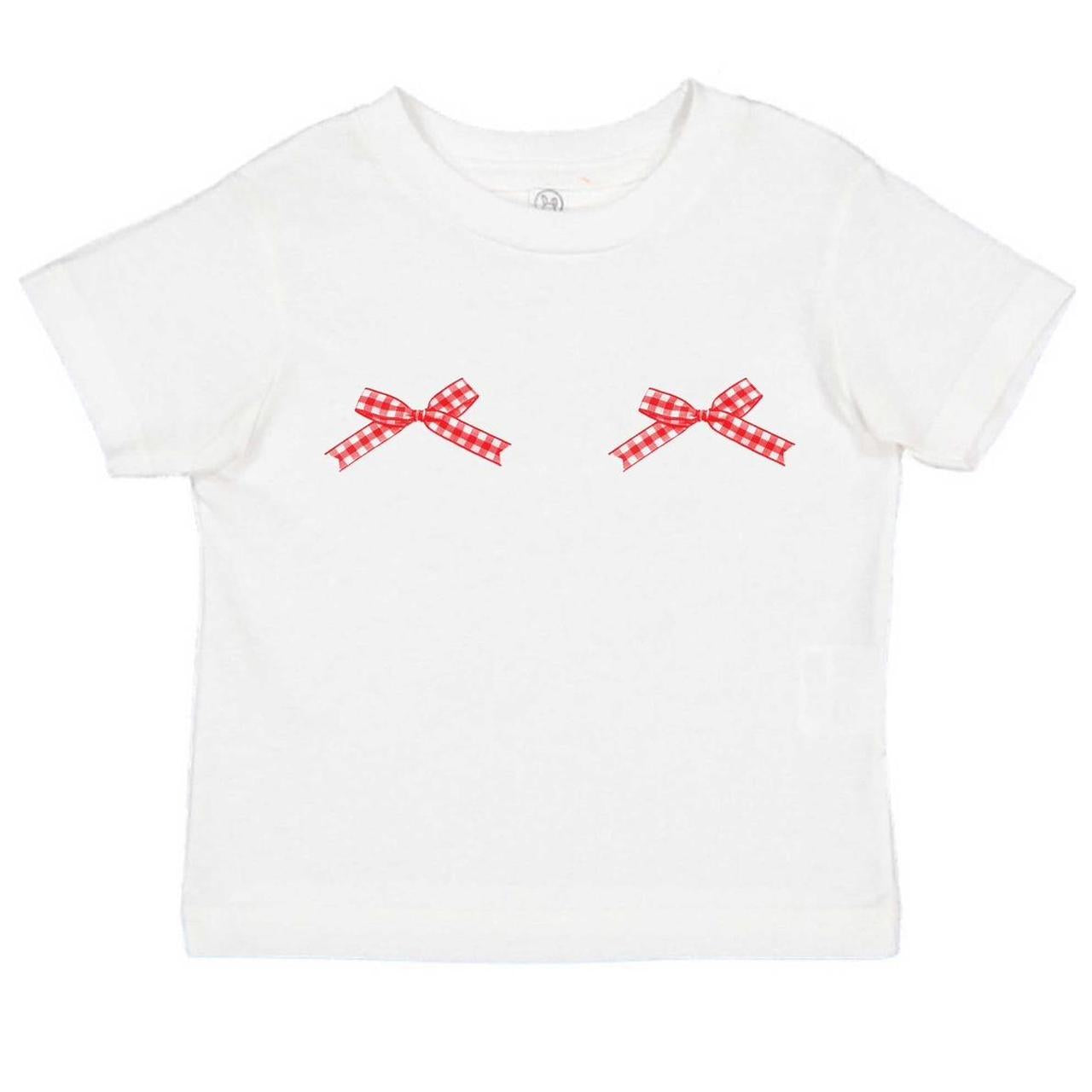 Gingham Ribbon Tee