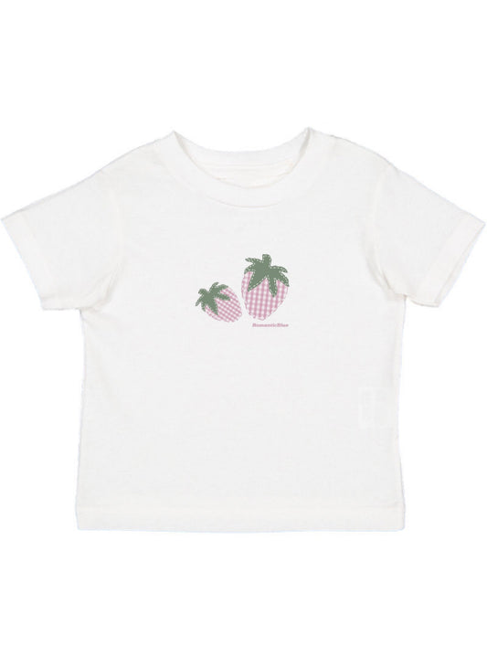 Strawberry Gingham Tee