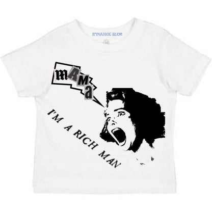 Mama Rich Man Tee - White