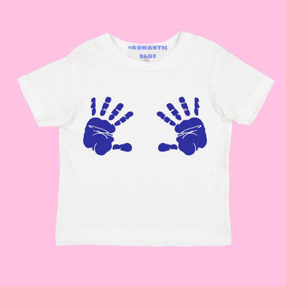 Handprint Tee - Blue