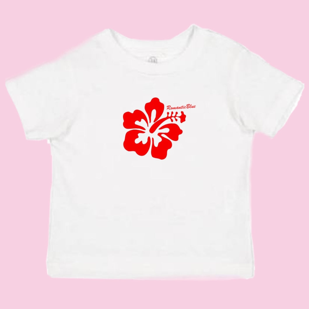 Hibiscus Tee- Red