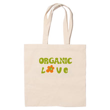 Load image into Gallery viewer, Organic Love Tote Bag - Natural
