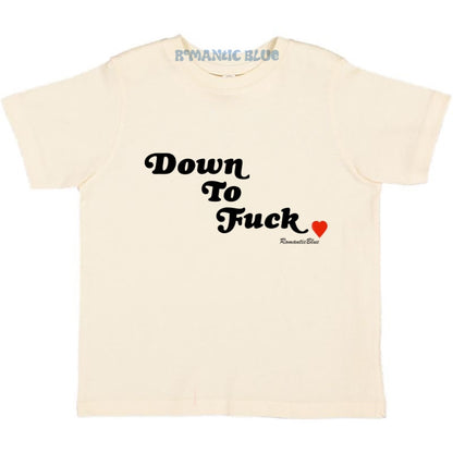 Down to Fuck Tee - Cream