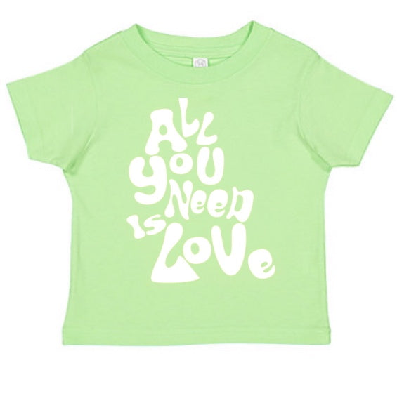 All You Need is Love Tee - Lime