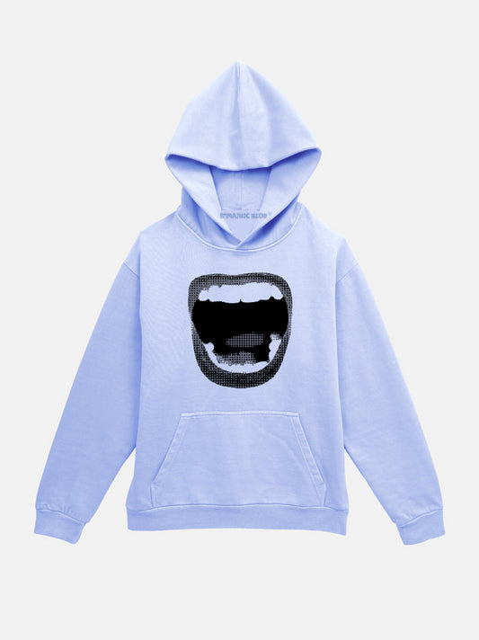 Mouth Hoodie - Blue