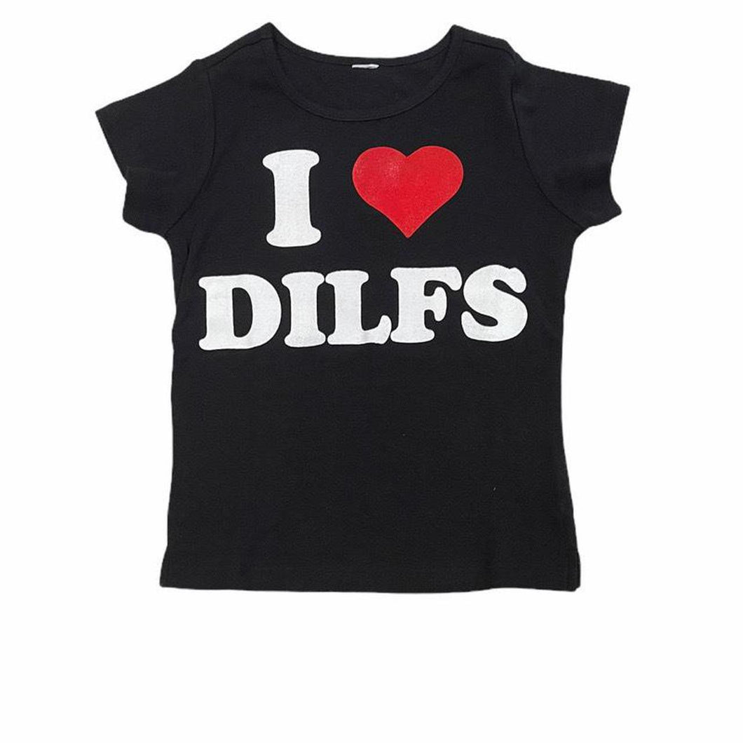 I Love Dilfs Tee - Black
