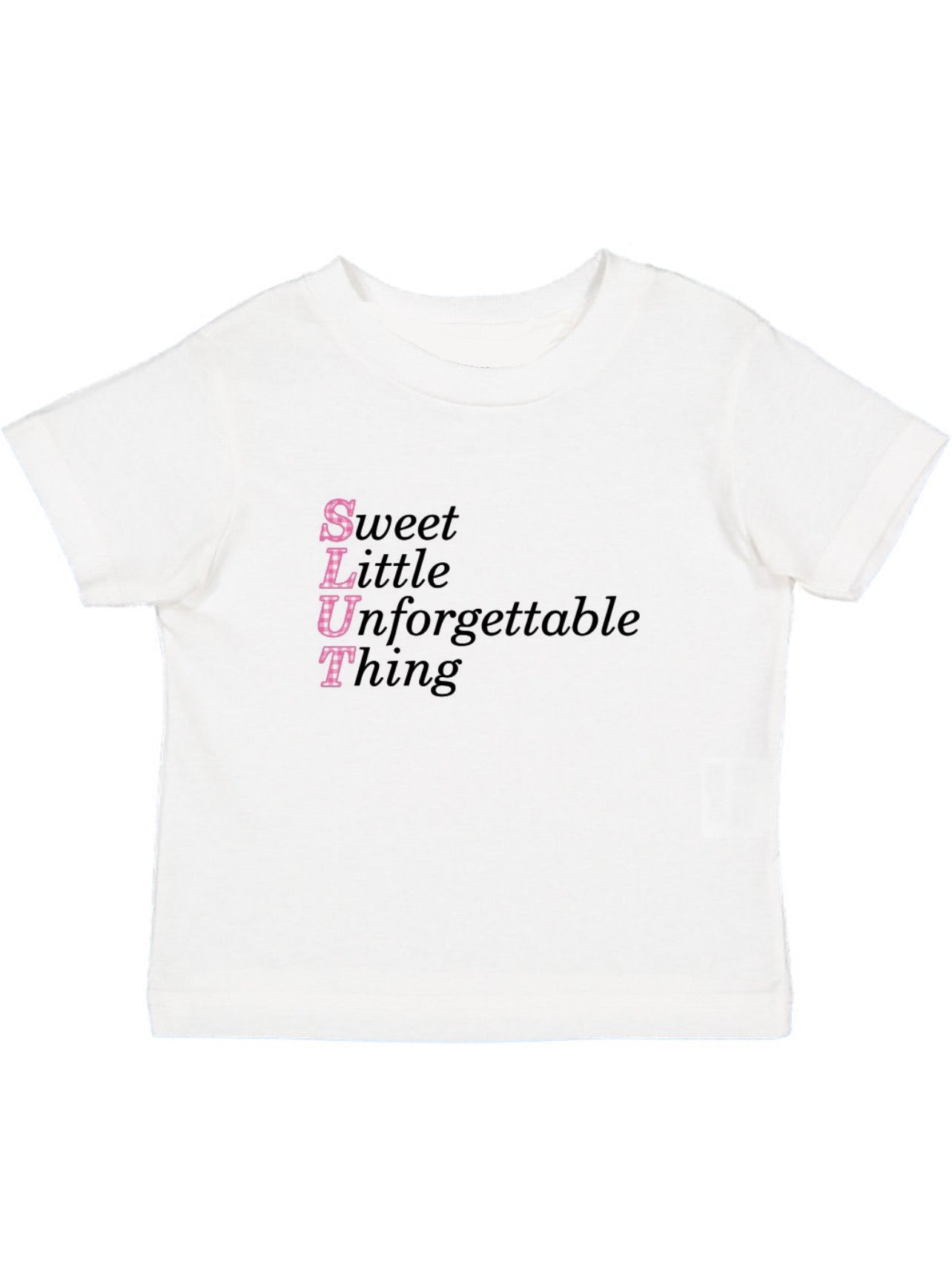 Spell Out Tee - White