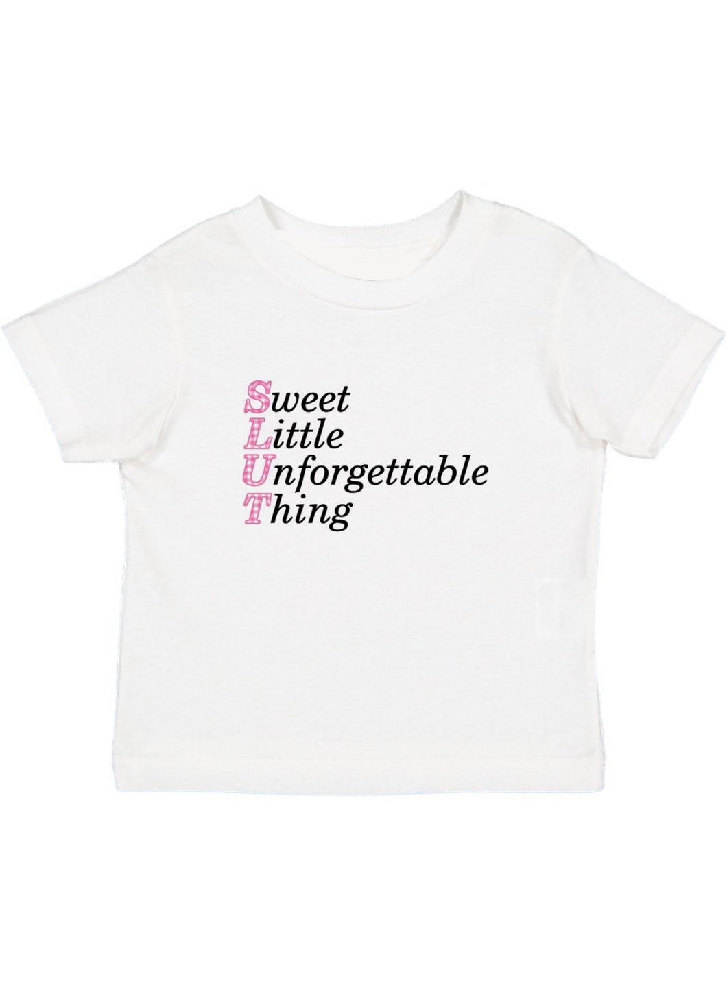 Spell Out Tee - White