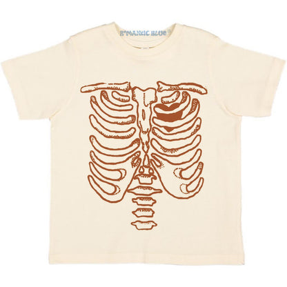 Skeleton Rib Tee - Cream