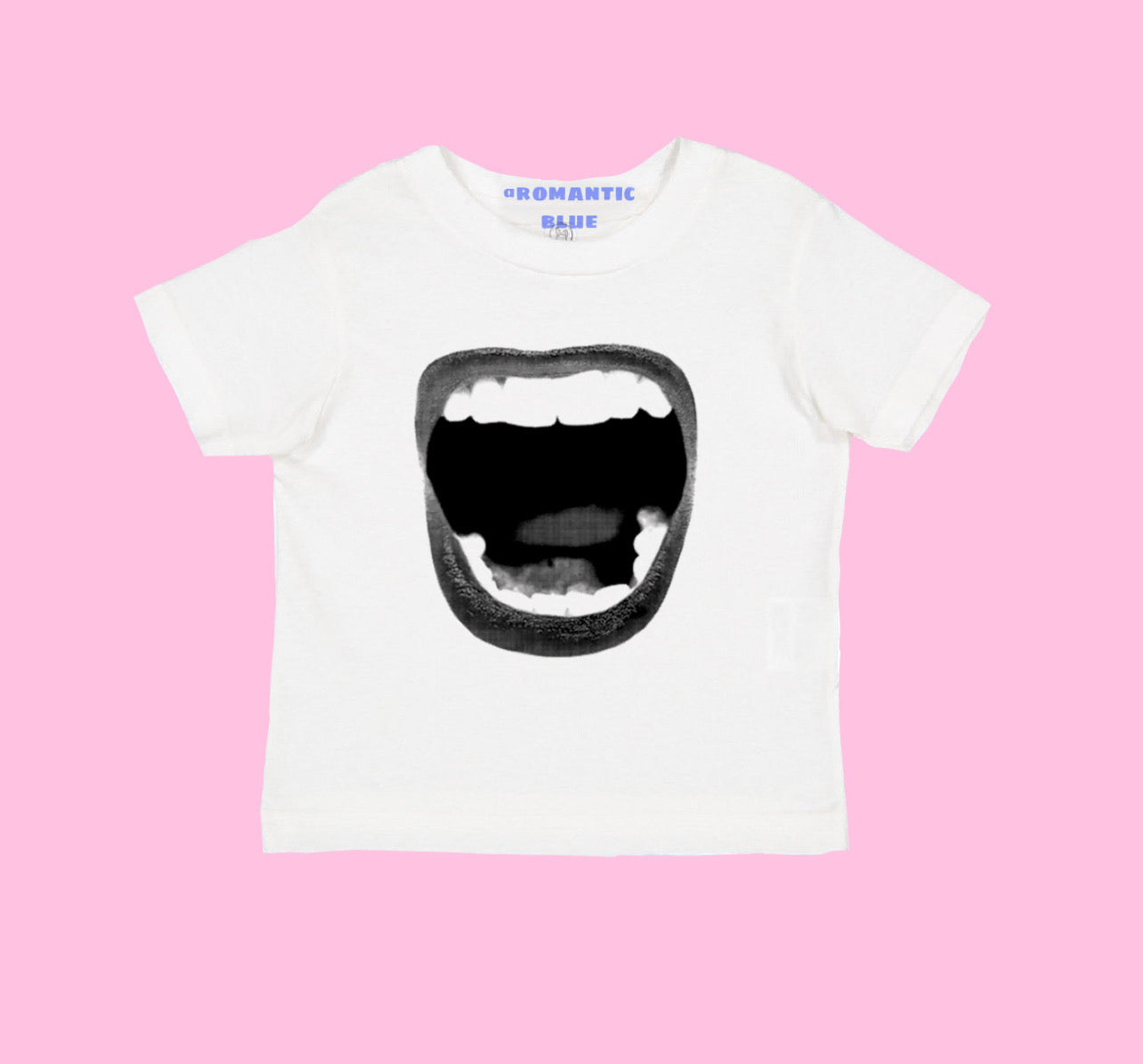 Mouth Tee - White/Black