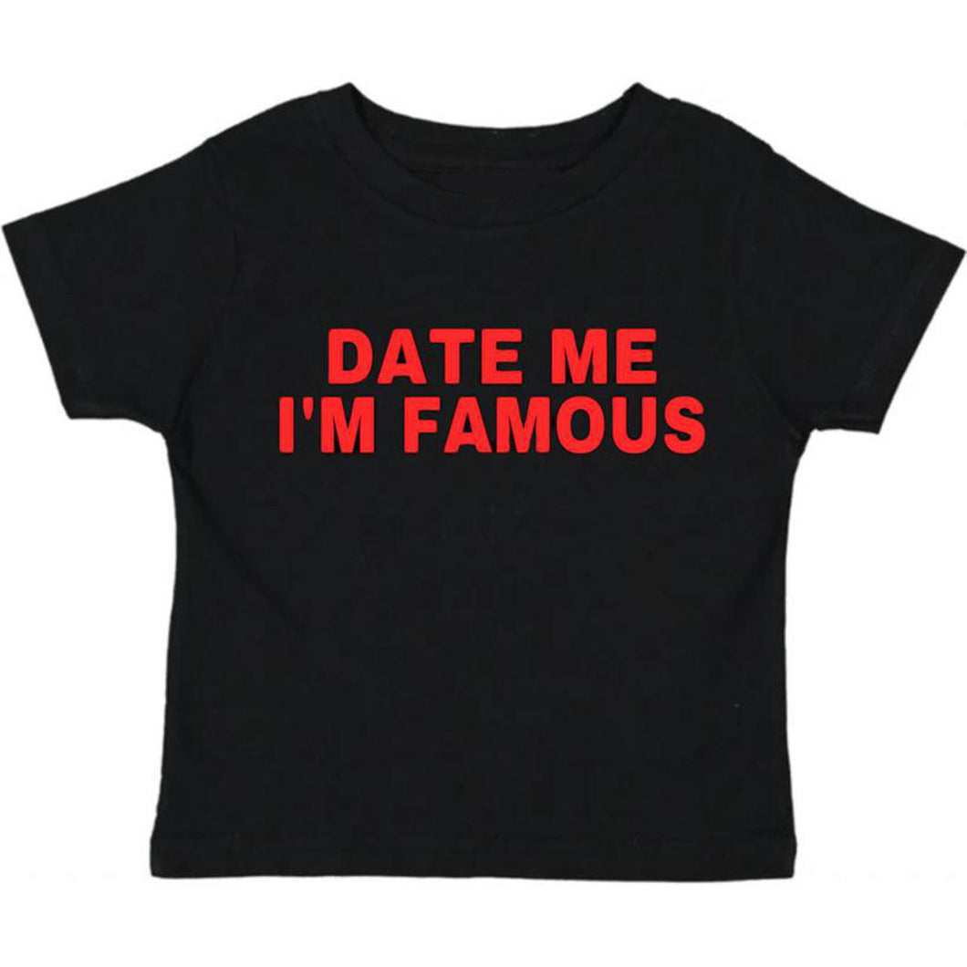 Date me I'm Famous - Black