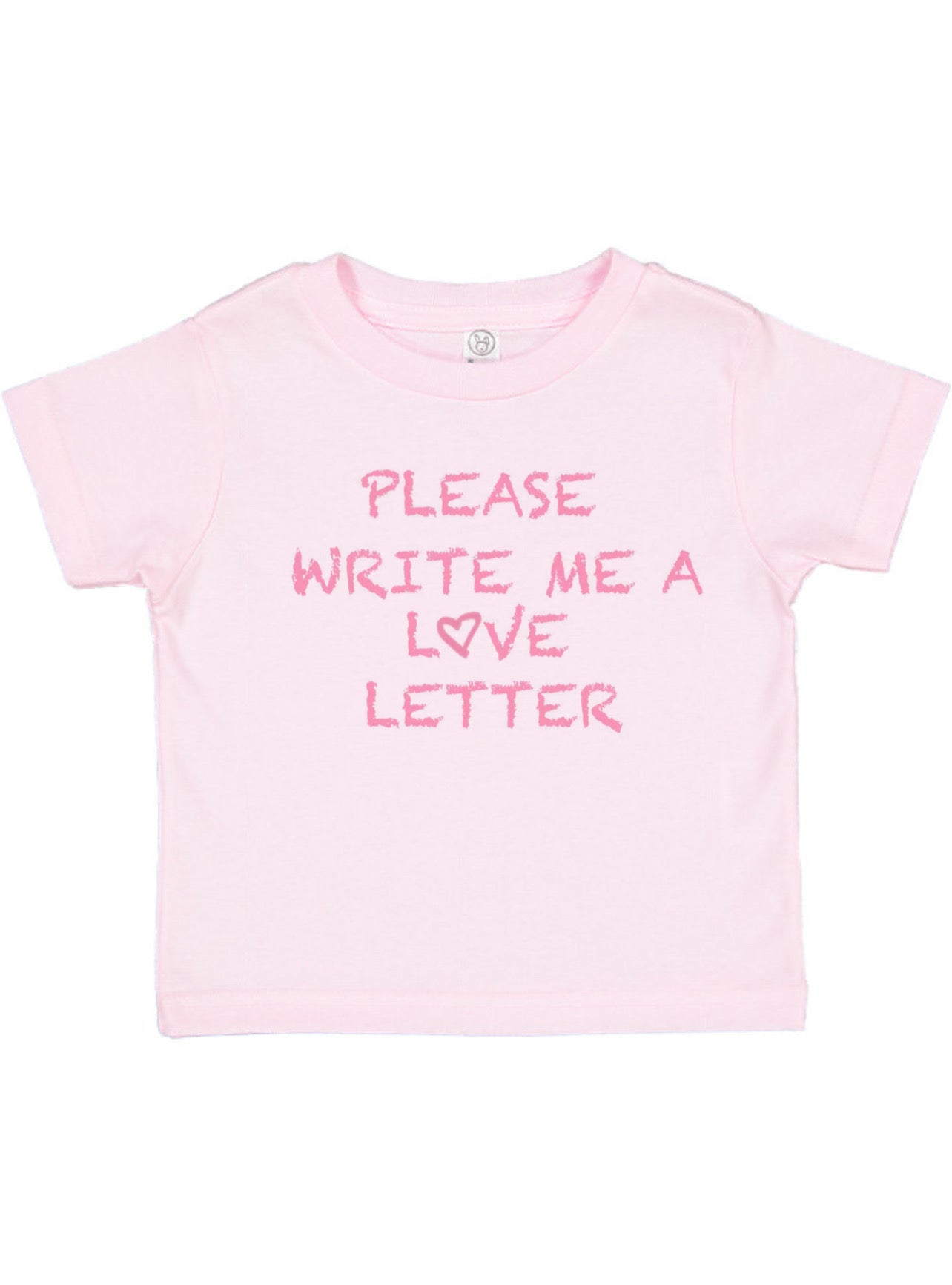 Please Write Me a Love Letter Tee - Pink