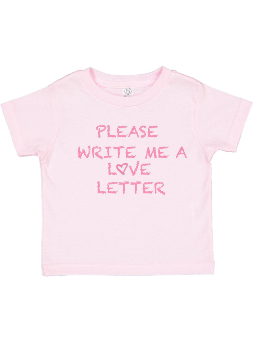 Please Write Me a Love Letter Tee - Pink