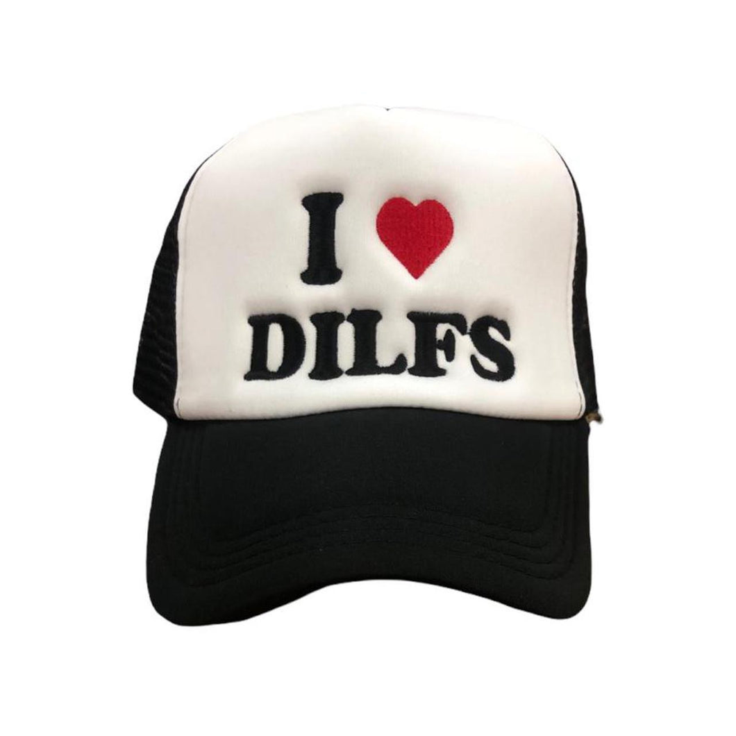 I Love Dilfs Trucker Hat - Black