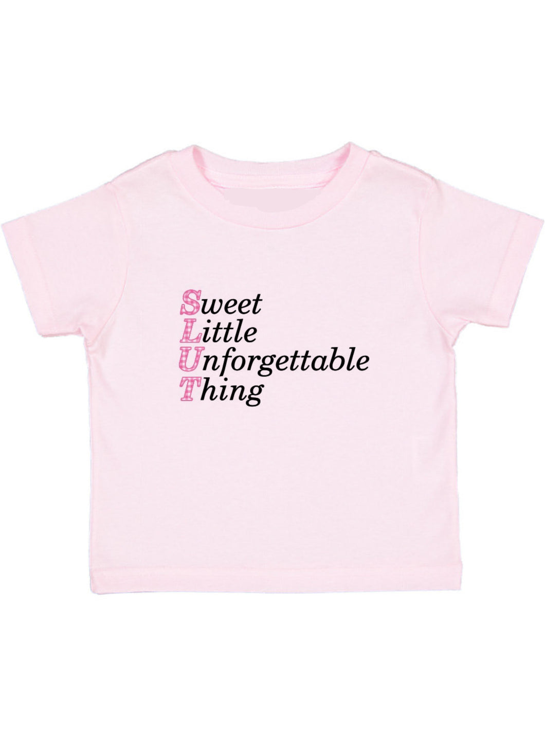 Spell Out Tee - Pink