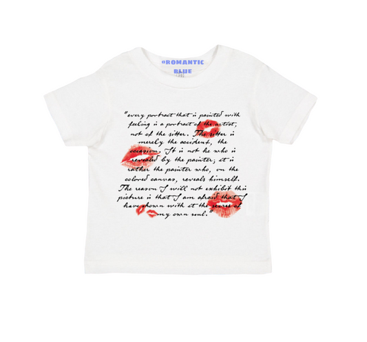 Book Kiss Tee - White