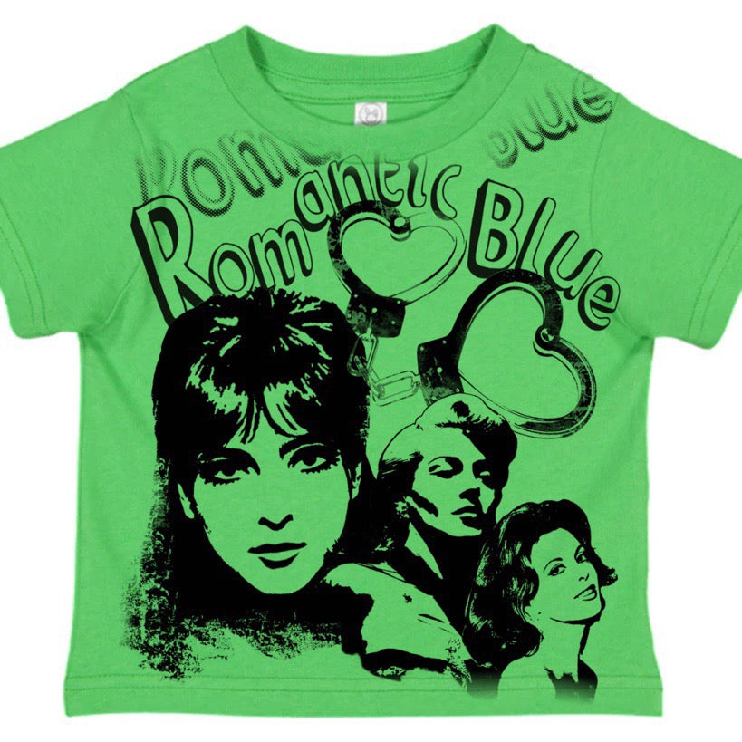 Romantic Blue Trio tee - Green