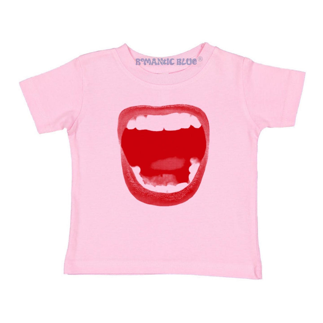 Mouth Tee - Pink/Red