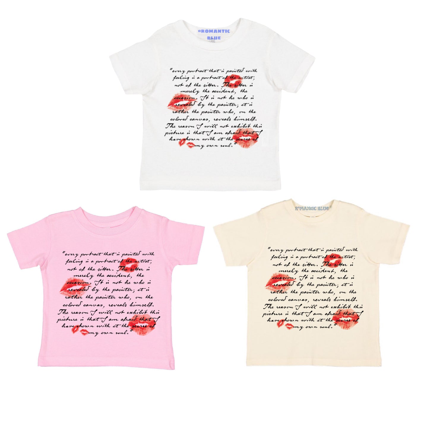 Book Kiss Tee - Pink