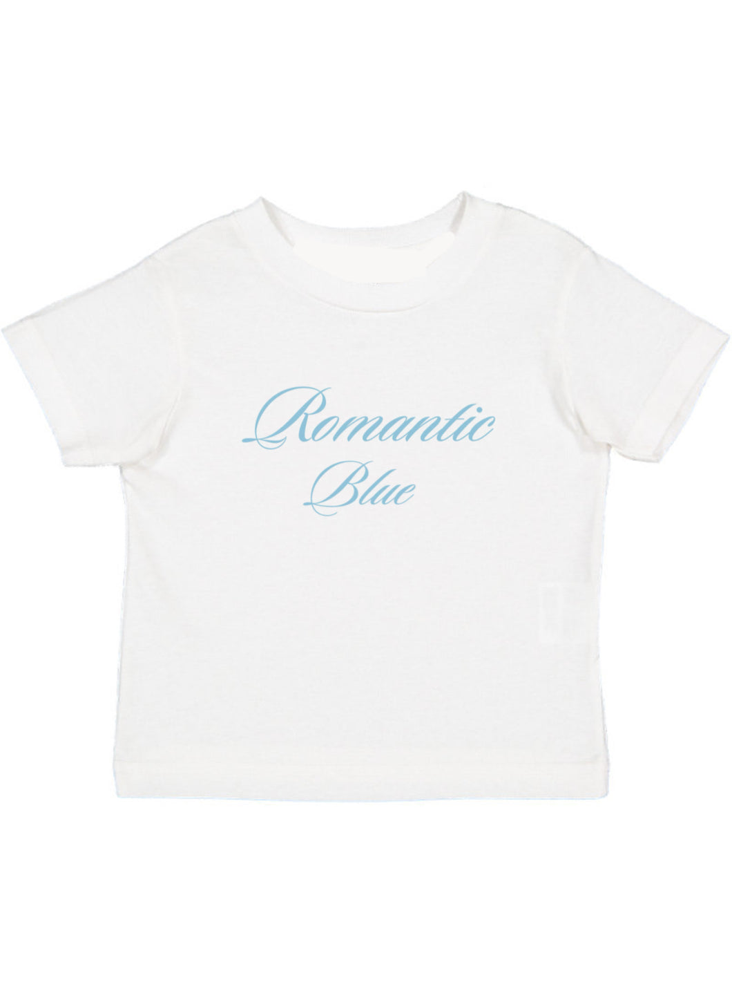 Romantic Blue Logo Baby Tee