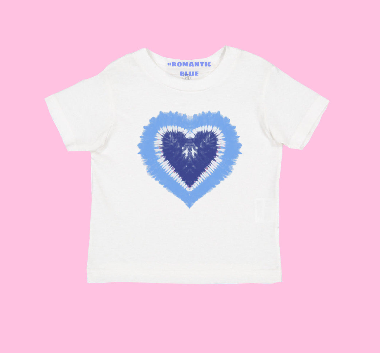 Heart Tie Dye - White