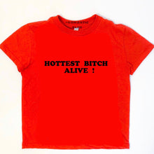 Load image into Gallery viewer, Hottest Bitch Alive Baby Tee - Red
