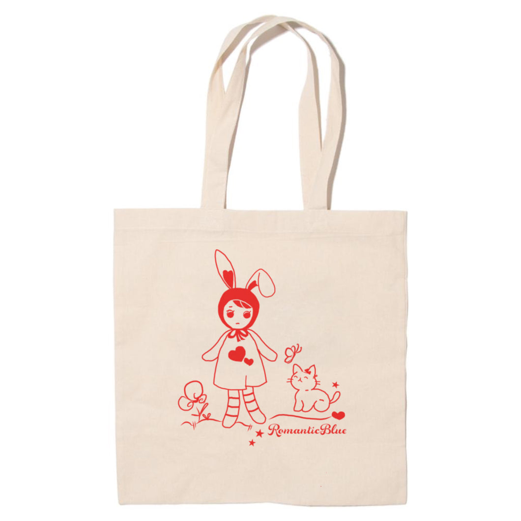 Bunny Girl Tote Bag