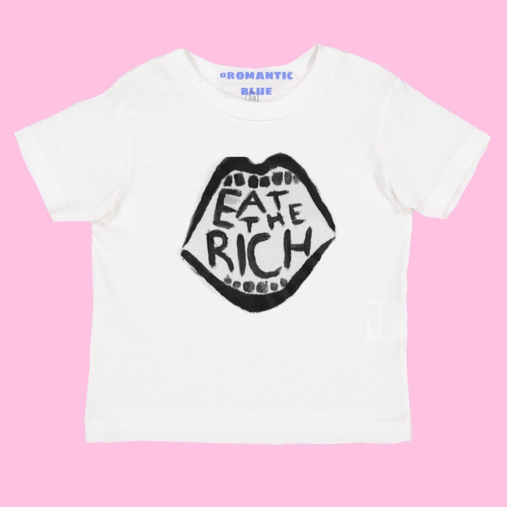 Eat the Rich Tee - White