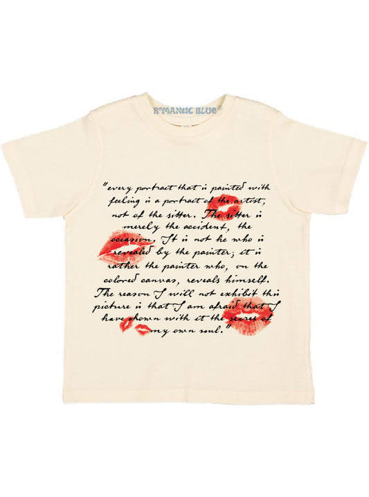 Book Kiss Tee - Cream