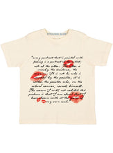 Load image into Gallery viewer, Book Kiss Tee - Cream
