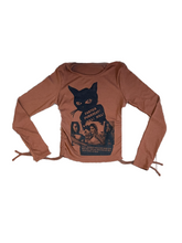 Load image into Gallery viewer, Pussycat Kill Long Sleeve - Brown
