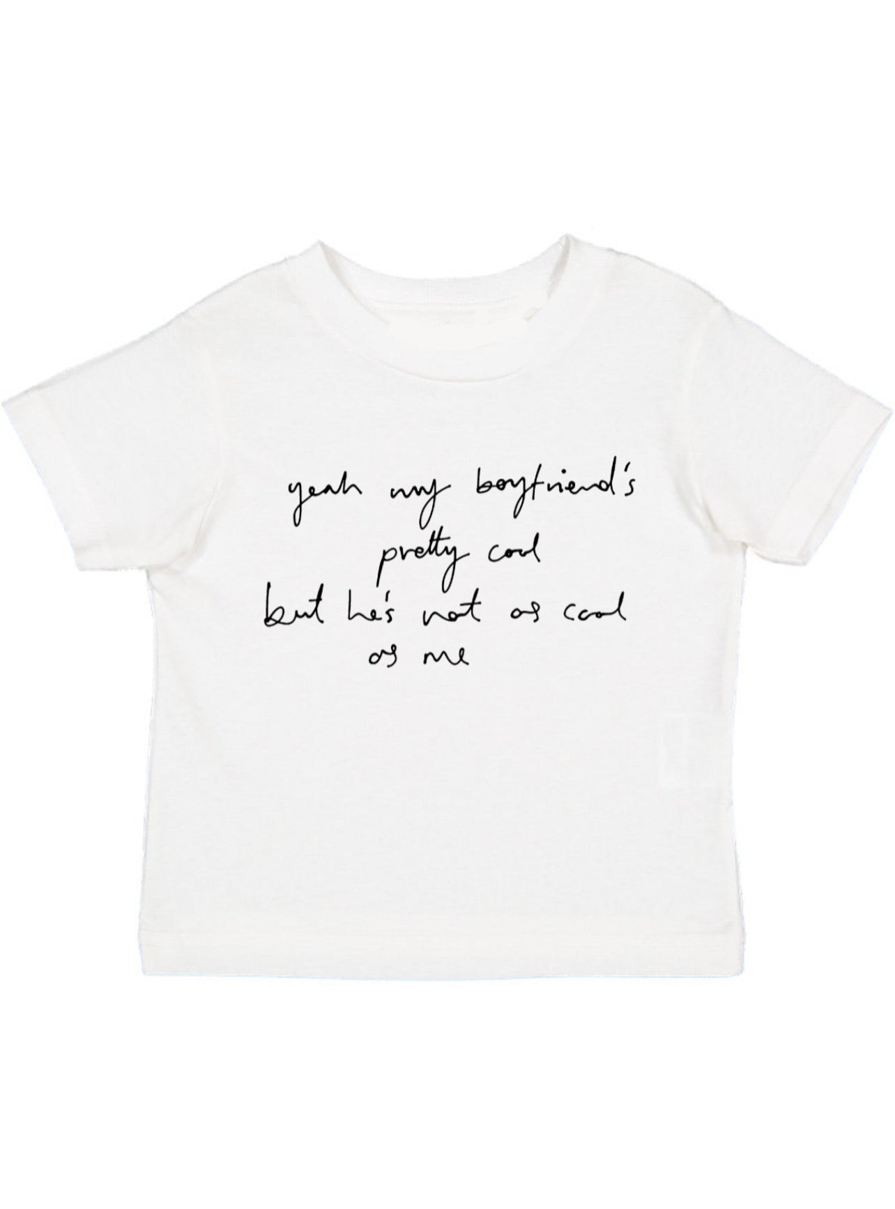 My Boyfriend Tee - White