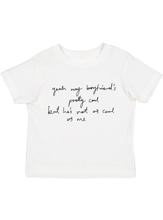 My Boyfriend Tee - White