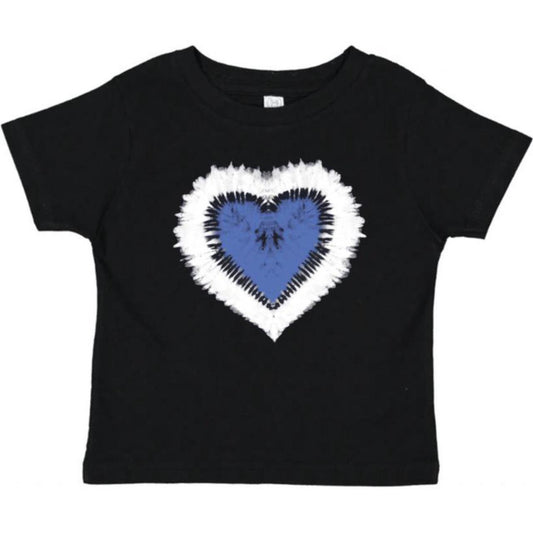 Heart Tie Dye - Black